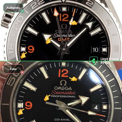 fake vs real omega planet ocean|are omega watches authentic.